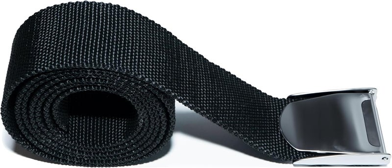 DiveTec Scuba Diving Weight Belt – 67” Black Nylon Webbing with 304 Stainless Steel Quick Release Buckle – Adjustable Fit for Scuba and Snorkeling - Image 4